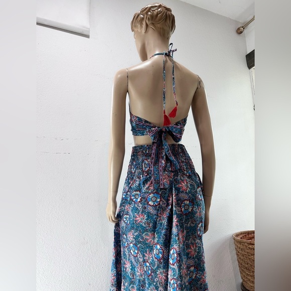 Bold & Beautiful silk pants & top floral print - Picture 3 of 16